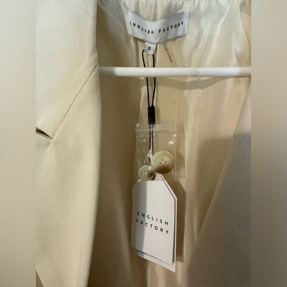 NWT English Factory One Button Blazer - Picture 9 of 10
